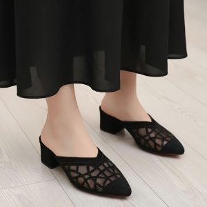 پاشنه بلند توری زنانه زهره