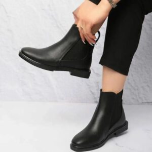 نیم بوت زنانه بغل کش تخت