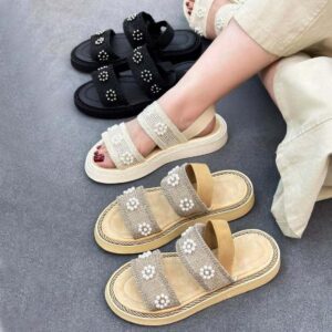 صندل گیپور زنانه مرواریدی